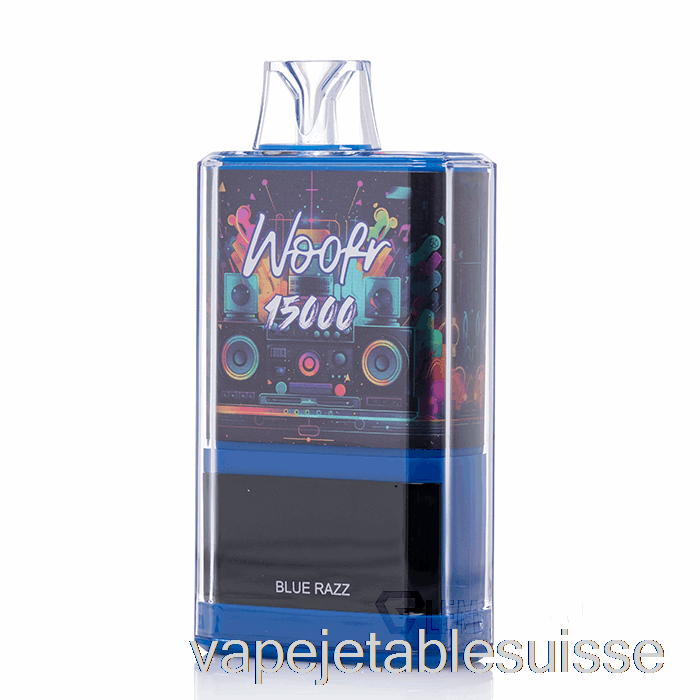 Vape Suisse Woofr 15000 Jetable Bleu Razz